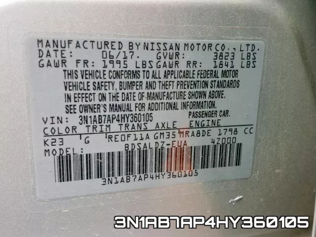 3N1AB7AP4HY360105