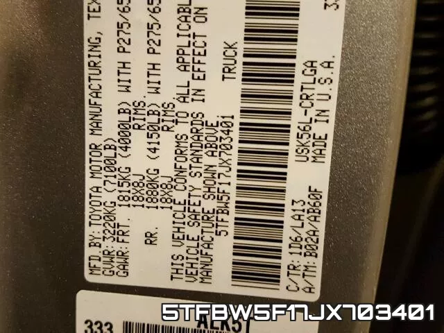 5TFBW5F17JX703401