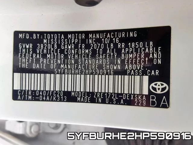 5YFBURHE2HP590916