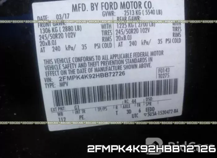 2FMPK4K92HBB72726