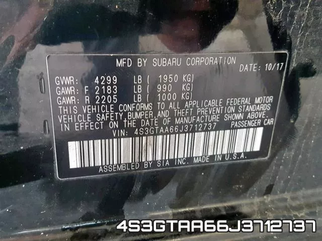 4S3GTAA66J3712737