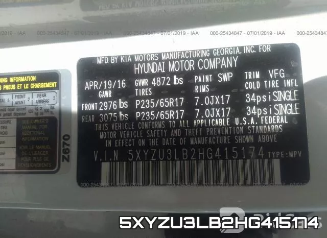 5XYZU3LB2HG415174