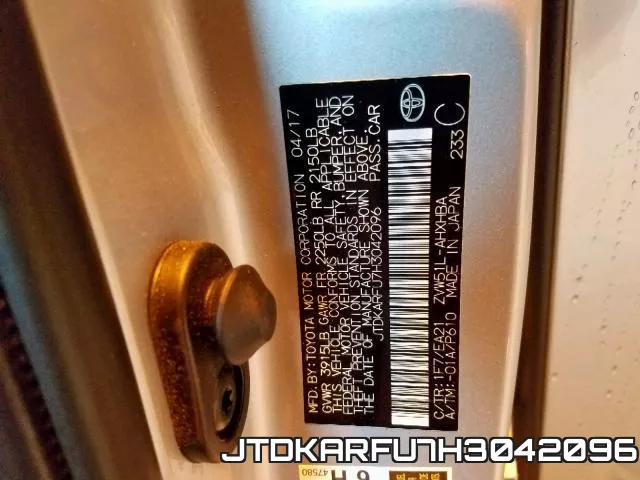 JTDKARFU7H3042096