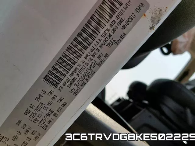 3C6TRVDG8KE502229