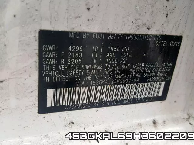 4S3GKAL69H3602209