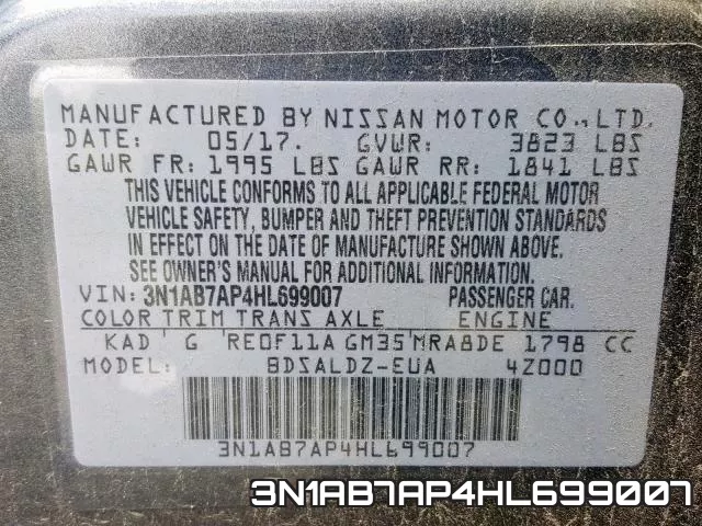 3N1AB7AP4HL699007