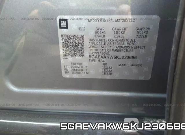5GAEVAKW6KJ230686