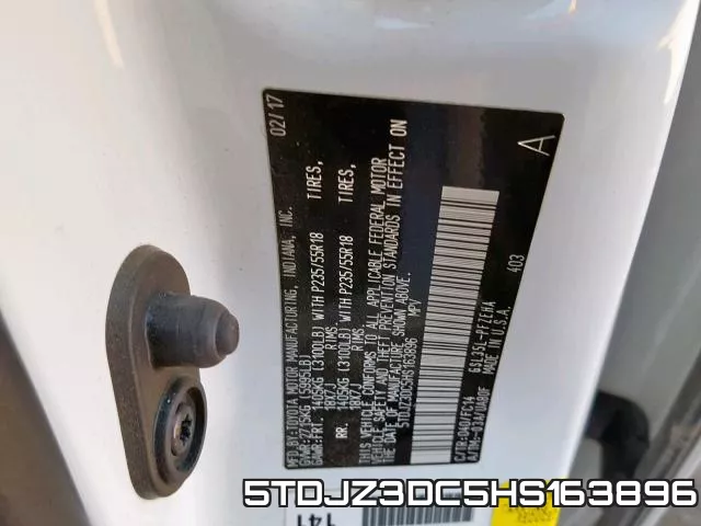 5TDJZ3DC5HS163896