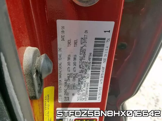 5TFDZ5BN8HX016642