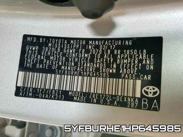 5YFBURHE1HP645985