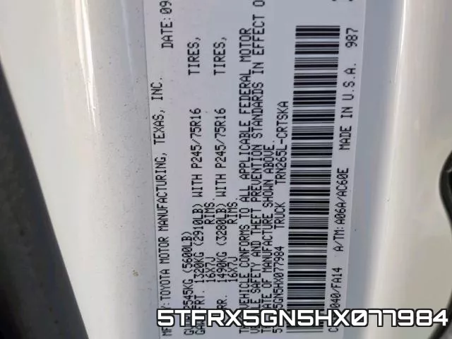 5TFRX5GN5HX077984