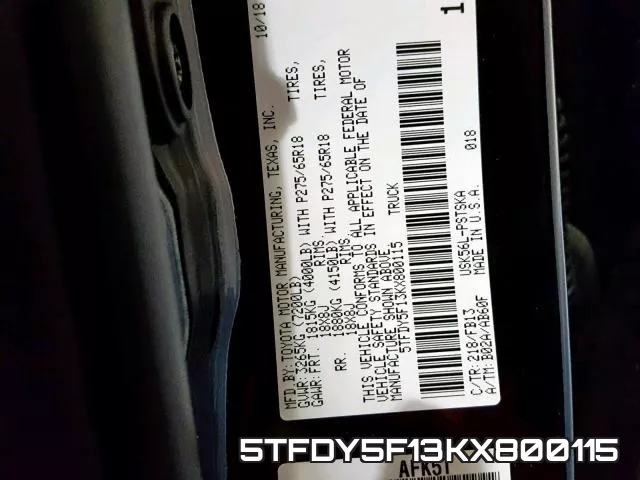 5TFDY5F13KX800115