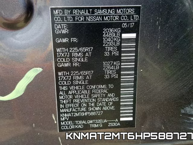 KNMAT2MT6HP588727