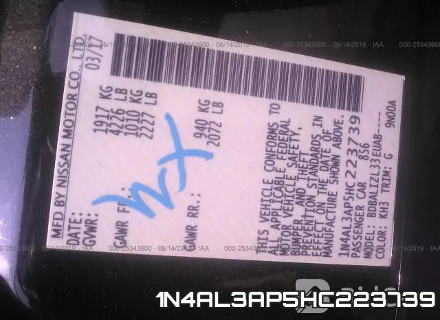 1N4AL3AP5HC223739