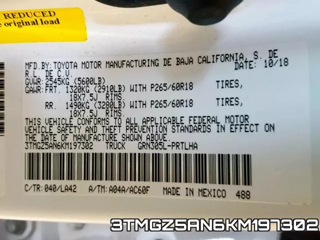 3TMGZ5AN6KM197302