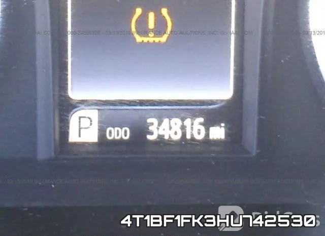 4T1BF1FK3HU742530