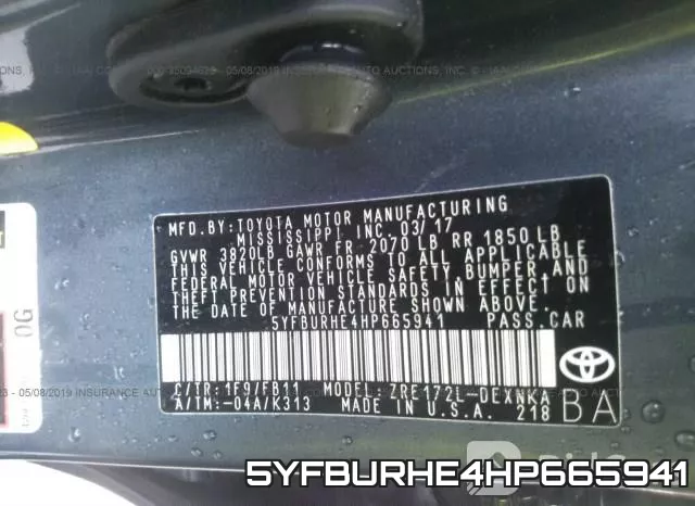 5YFBURHE4HP665941