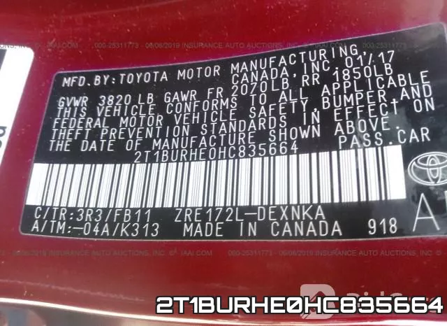 2T1BURHE0HC835664