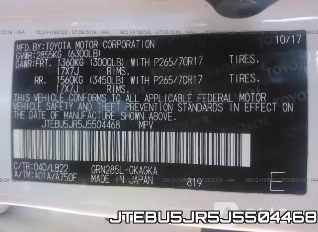 JTEBU5JR5J5504468