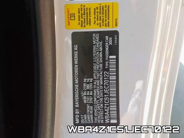 WBA4Z1C51JEC70122
