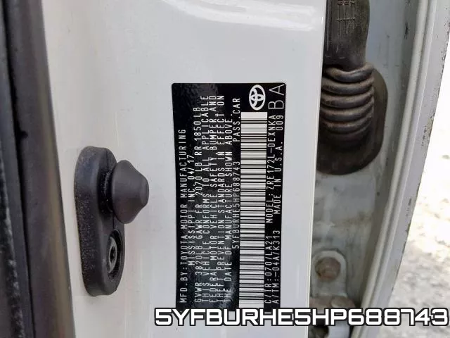 5YFBURHE5HP688743