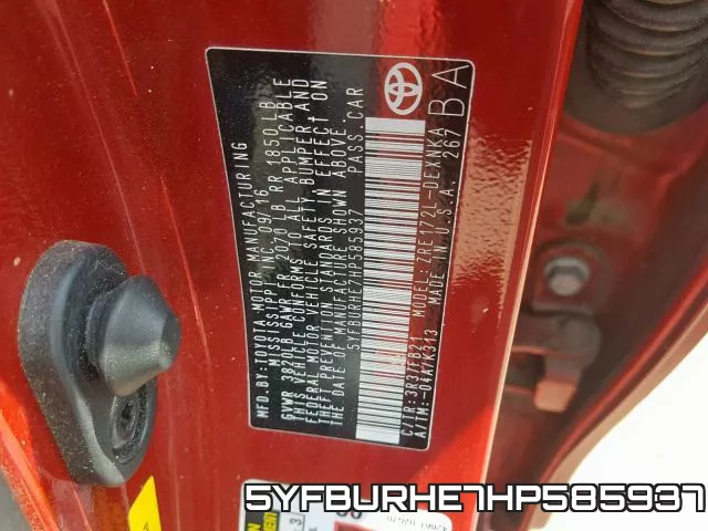 5YFBURHE7HP585937