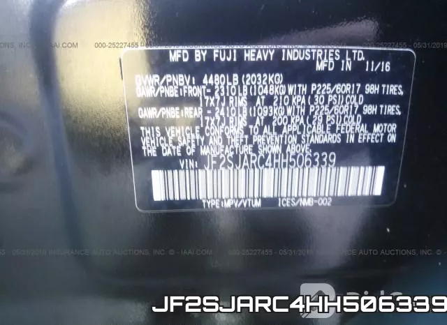 JF2SJARC4HH506339