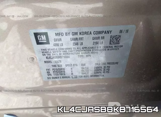 KL4CJASB8KB716564