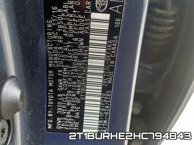 2T1BURHE2HC794843