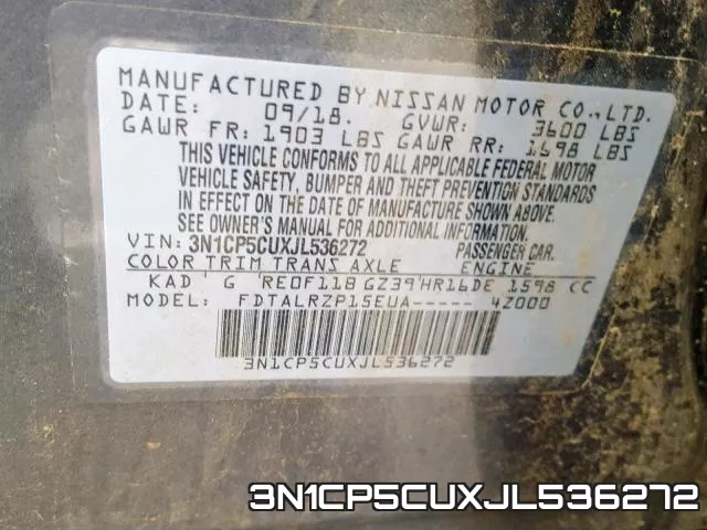 3N1CP5CUXJL536272