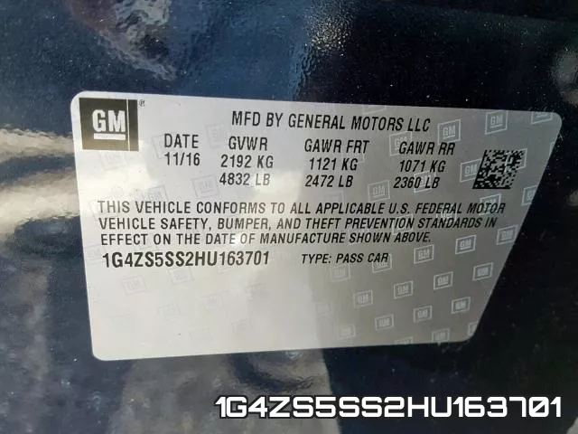 1G4ZS5SS2HU163701