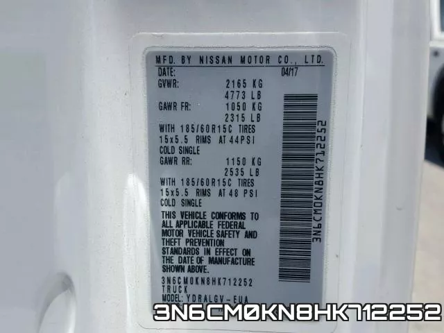 3N6CM0KN8HK712252