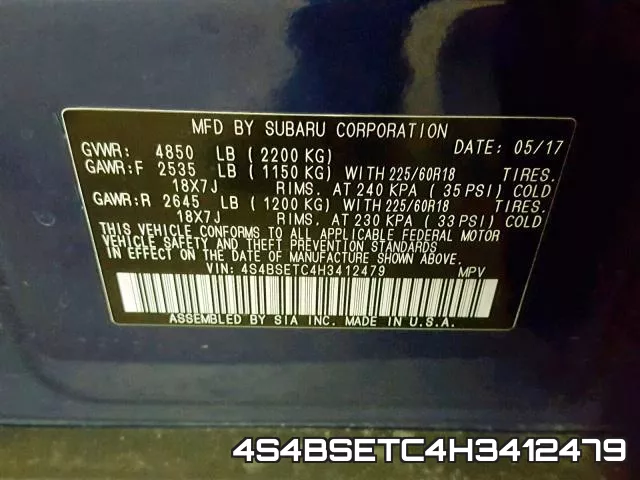 4S4BSETC4H3412479