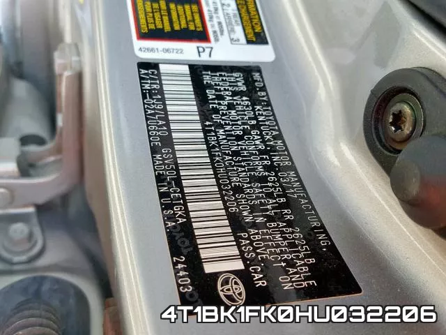 4T1BK1FK0HU032206