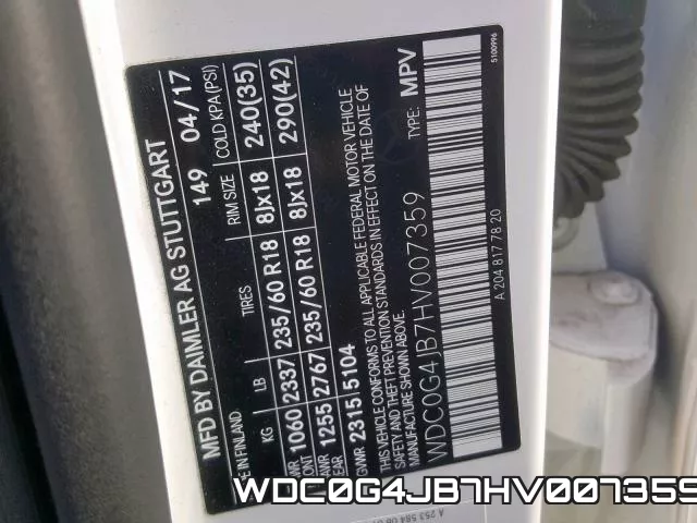 WDC0G4JB7HV007359