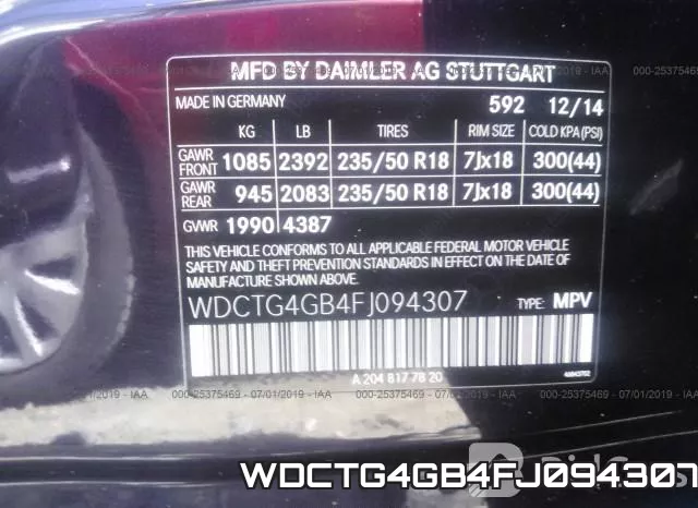 WDCTG4GB4FJ094307