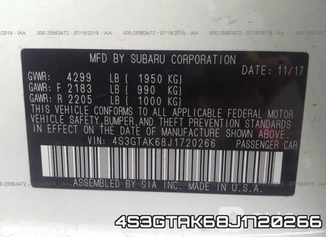 4S3GTAK68J1720266