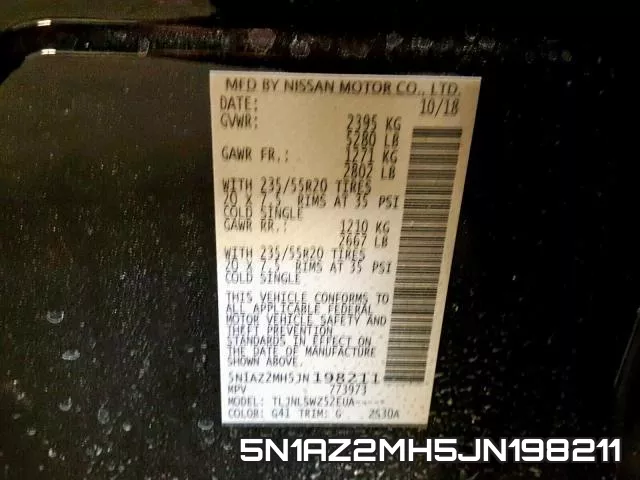 5N1AZ2MH5JN198211