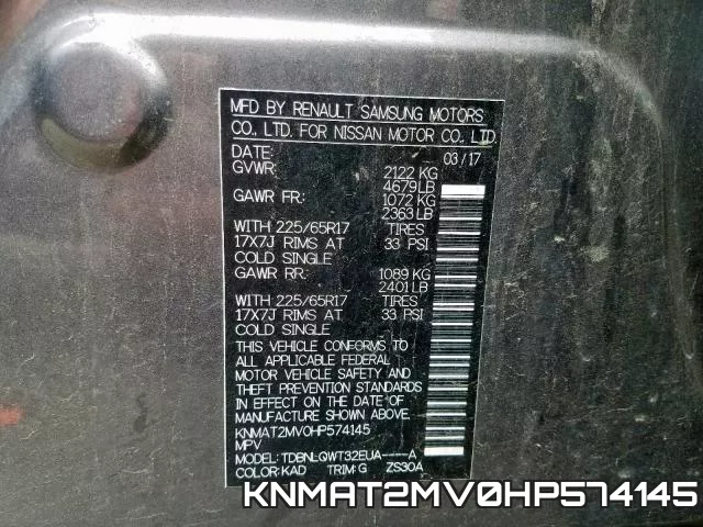 KNMAT2MV0HP574145