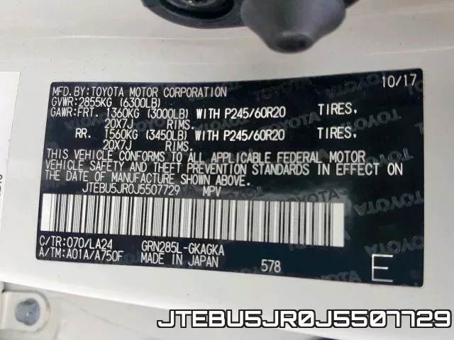 JTEBU5JR0J5507729