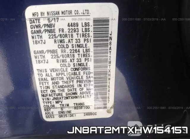 JN8AT2MTXHW154157