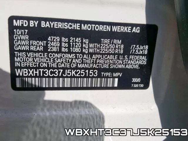 WBXHT3C37J5K25153