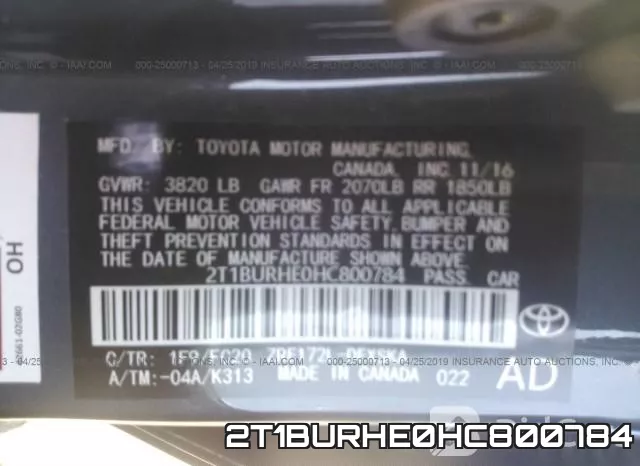 2T1BURHE0HC800784