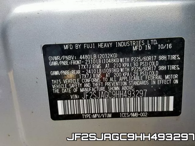 JF2SJAGC9HH493297
