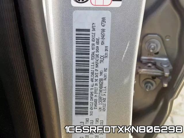 1C6SRFDTXKN806298