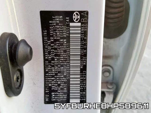 5YFBURHE8HP589611