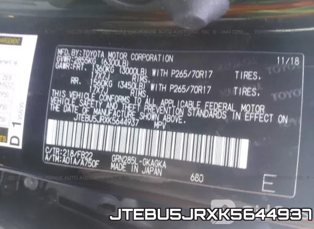 JTEBU5JRXK5644937