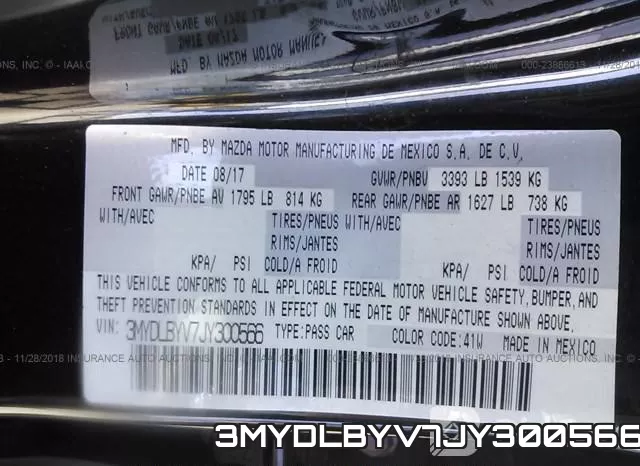 3MYDLBYV7JY300566