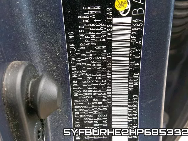 5YFBURHE2HP685332