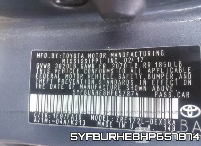 5YFBURHE8HP657874